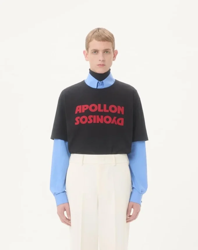 T-shirt en coton Valentino avec imprimé Apollon/Dyonisos T-shirt en coton Valentino avec imprimé Apollon/Dyonisos