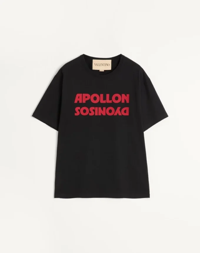 T-shirt en coton Valentino avec imprimé Apollon/Dyonisos T-shirt en coton Valentino avec imprimé Apollon/Dyonisos
