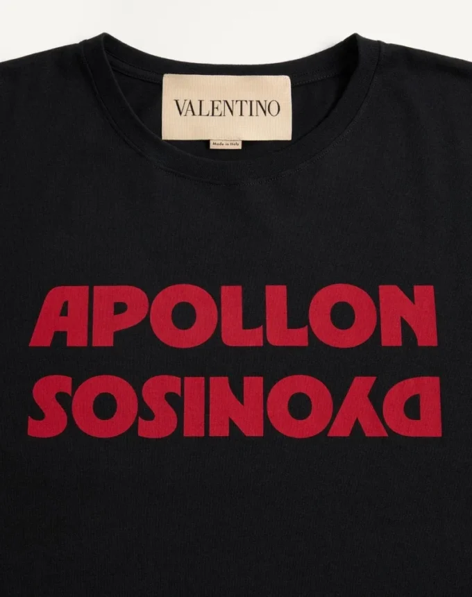 T-shirt en coton Valentino avec imprimé Apollon/Dyonisos T-shirt en coton Valentino avec imprimé Apollon/Dyonisos