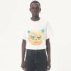T-shirt en coton Valentino avec imprimé Le Chat De La Maison T-shirt en coton Valentino avec imprimé Le Chat De La Maison