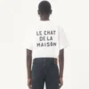 T-shirt en coton Valentino avec imprimé Le Chat De La Maison T-shirt en coton Valentino avec imprimé Le Chat De La Maison