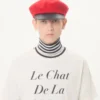 T-shirt en coton Valentino avec imprimé Le Chat De La Maison Icon Muse Anti Hero
