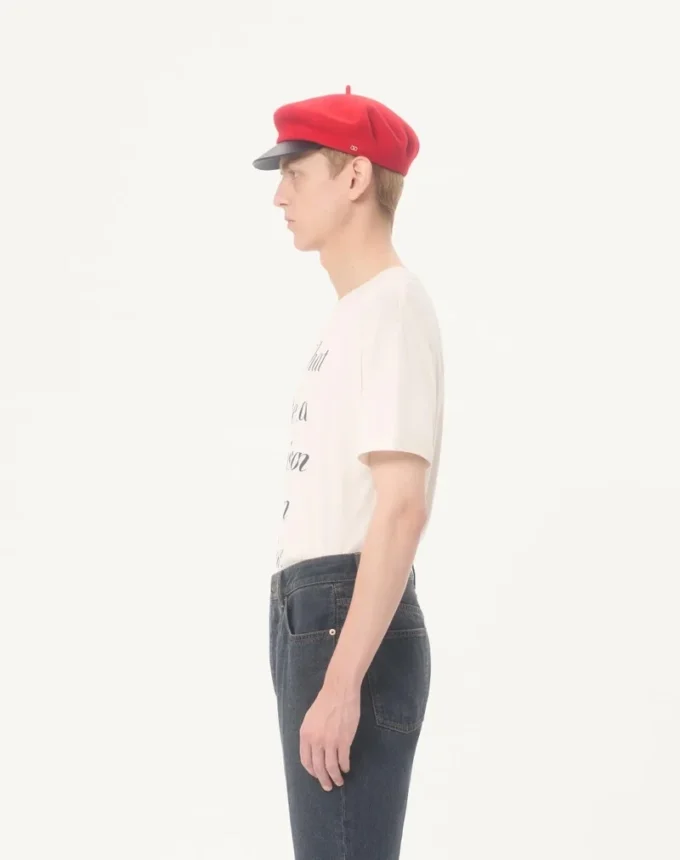 T-shirt en coton Valentino avec imprimé Le Chat De La Maison Icon Muse Anti Hero