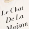 T-shirt en coton Valentino avec imprimé Le Chat De La Maison Icon Muse Anti Hero