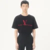 T-shirt en coton Valentino avec imprimé Made In Valentino T-shirt en coton Valentino avec imprimé Made In Valentino