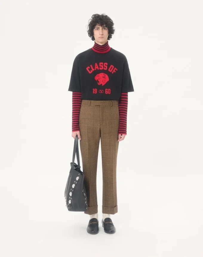 T-shirt en coton Valentino avec imprimé panthère T-shirt en coton Valentino avec imprimé panthère