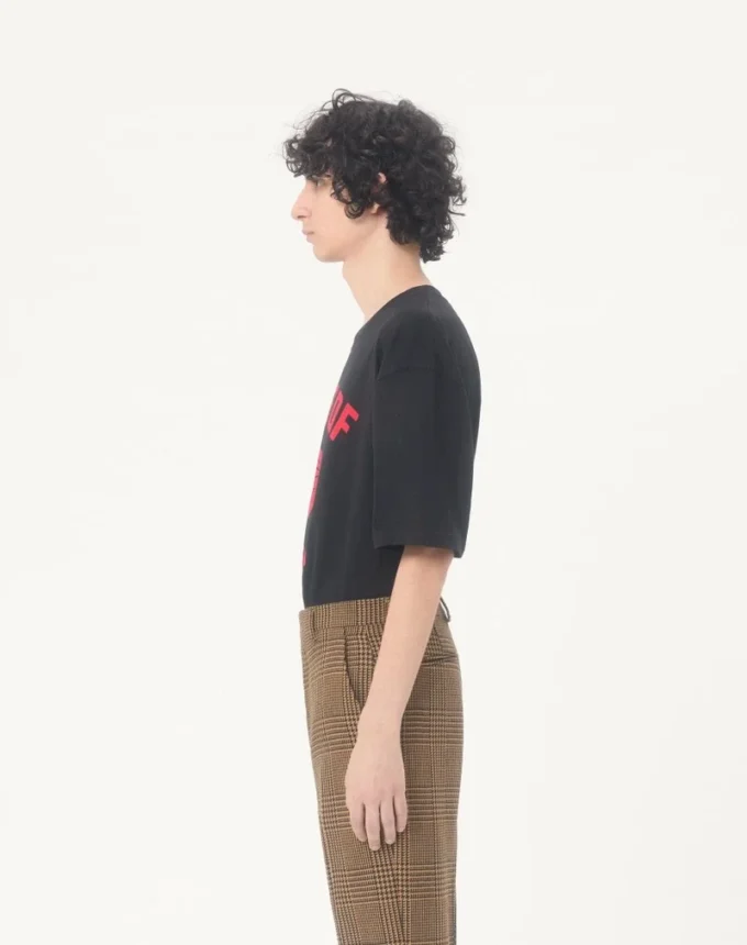 T-shirt en coton Valentino avec imprimé panthère T-shirt en coton Valentino avec imprimé panthère