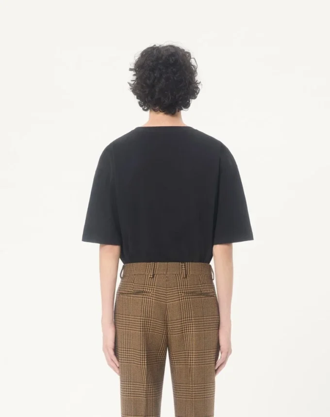 T-shirt en coton Valentino avec imprimé panthère T-shirt en coton Valentino avec imprimé panthère