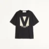 T-shirt en jersey de coton avec imprimé Chez Valentino T-shirt en jersey de coton avec imprimé Chez Valentino
