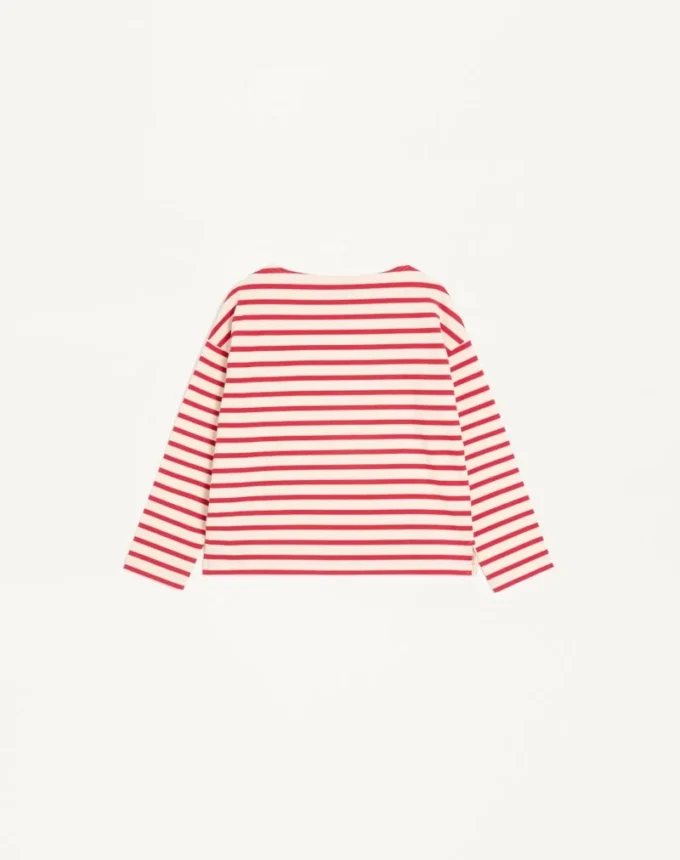 T-shirt en jersey de coton rayé T-shirt en jersey de coton rayé