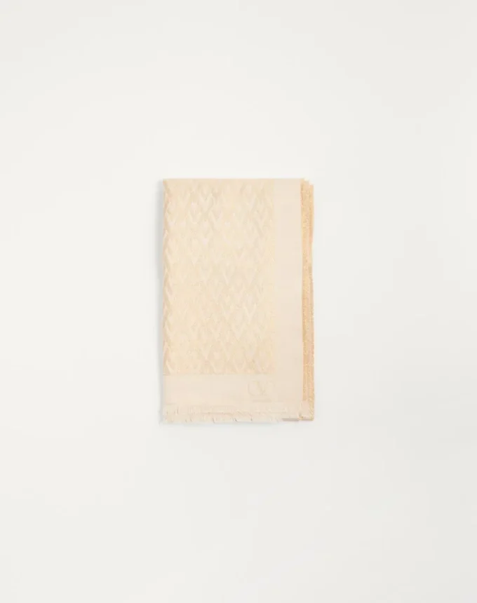 Étole Toute La V en soie, viscose et cachemire Étole Toute La V en soie, viscose et cachemire