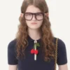 Top en coton avec cerises Top en coton avec cerises