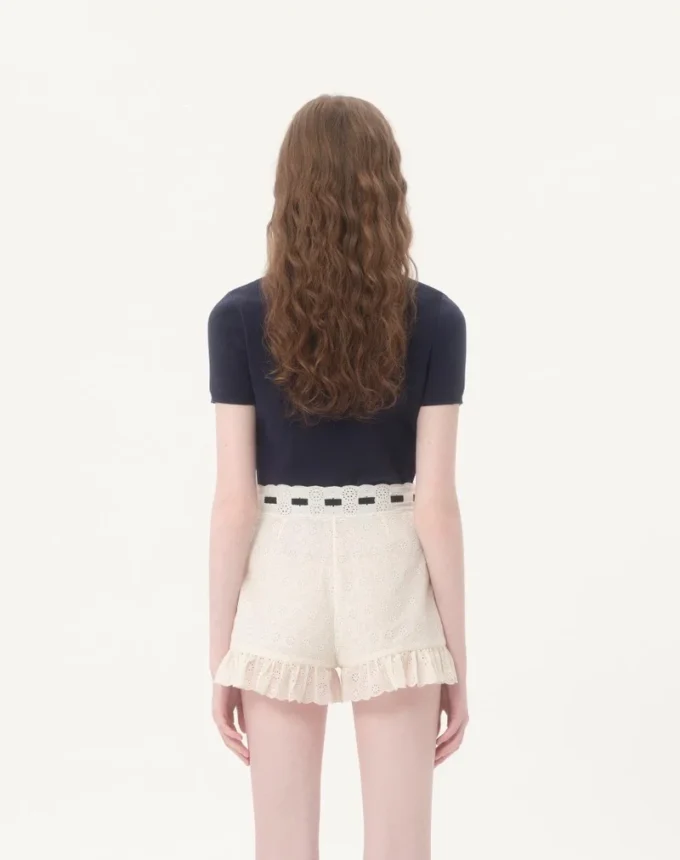 Top en coton avec cerises Top en coton avec cerises