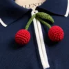 Top en coton avec cerises Top en coton avec cerises