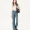 Top en coton brodé