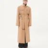 Trench-coat croisé Valentino en feutre de laine avec empiècements Ayers Trench-coat croisé Valentino en feutre de laine avec empiècements Ayers