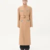 Trench-coat croisé Valentino en feutre de laine avec empiècements Ayers Trench-coat croisé Valentino en feutre de laine avec empiècements Ayers
