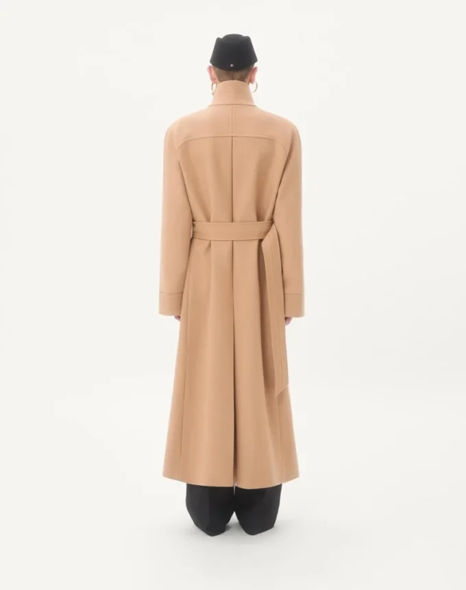Trench-coat croisé Valentino en feutre de laine avec empiècements Ayers Trench-coat croisé Valentino en feutre de laine avec empiècements Ayers