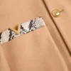 Trench-coat croisé Valentino en feutre de laine avec empiècements Ayers Trench-coat croisé Valentino en feutre de laine avec empiècements Ayers