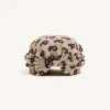 Turban en soie avec imprimé Micro Cashmere Plus de Pois