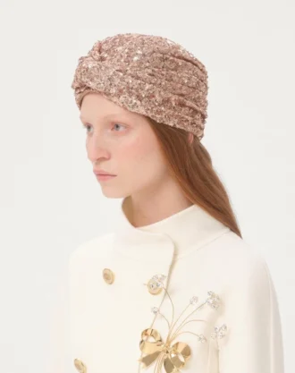 Turban à paillettes