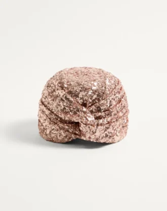 Turban à paillettes