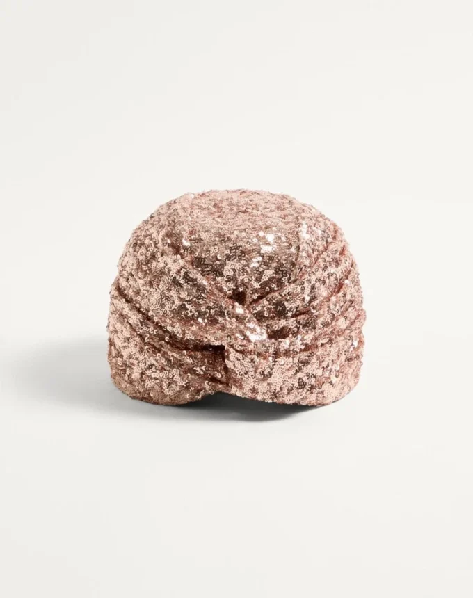 Turban à paillettes