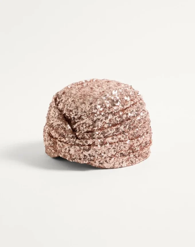 Turban à paillettes