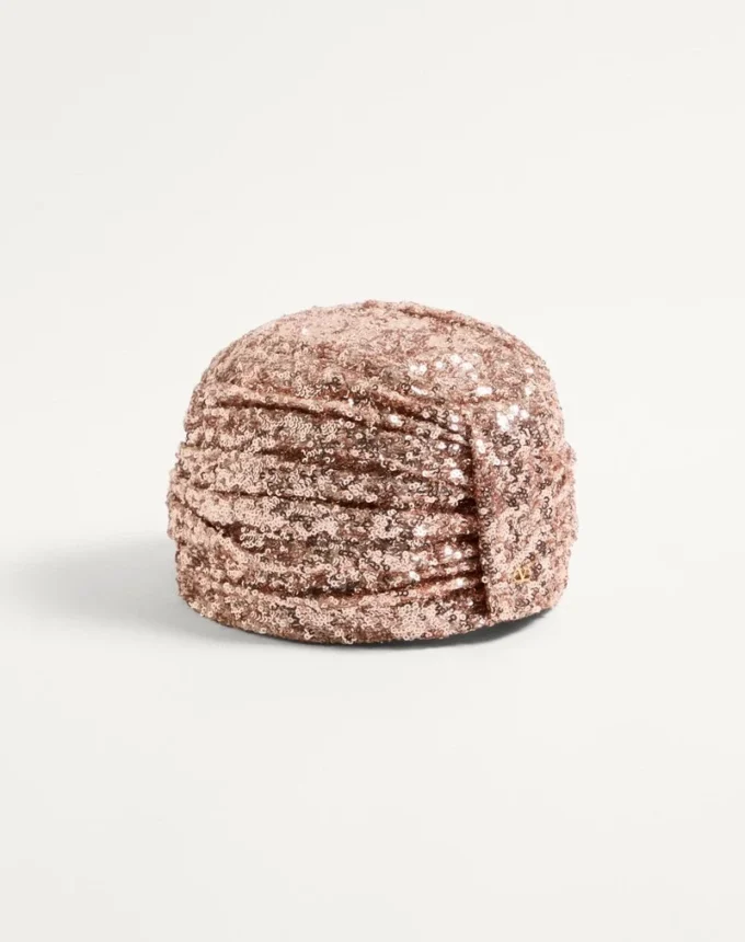 Turban à paillettes