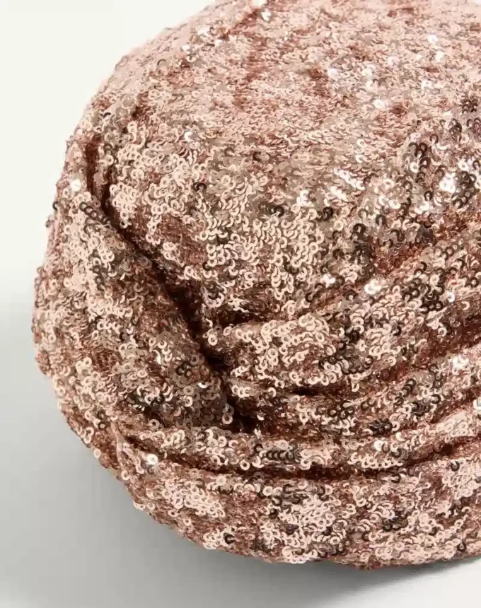 Turban à paillettes