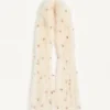 Valentino Écharpe en plumes avec plumes de dinde et de faisan