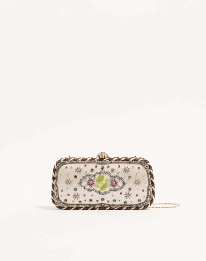 Valentino Garavani Carry Secrets Minaudière brodée Valentino Garavani Carry Secrets Minaudière brodée