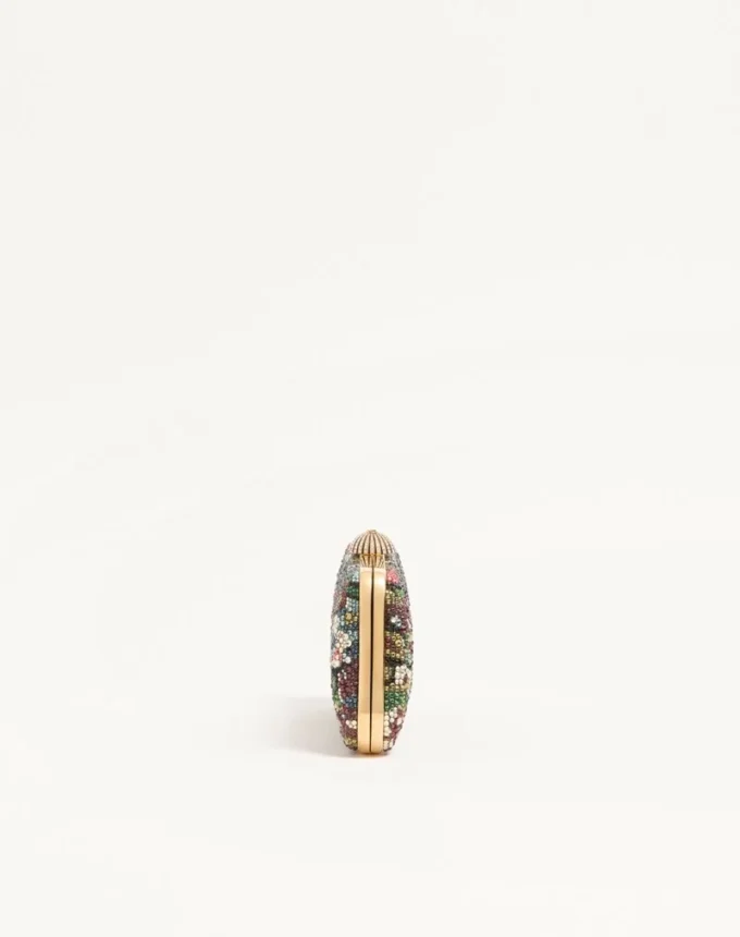 Valentino Garavani Minaudière Carry Secrets avec motif strass Apres L’Hiver Valentino Garavani Minaudière Carry Secrets avec motif strass Apres L’Hiver