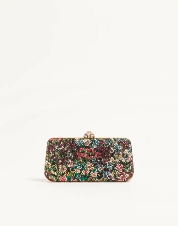 Valentino Garavani Minaudière Carry Secrets avec motif strass Apres L’Hiver Valentino Garavani Minaudière Carry Secrets avec motif strass Apres L’Hiver