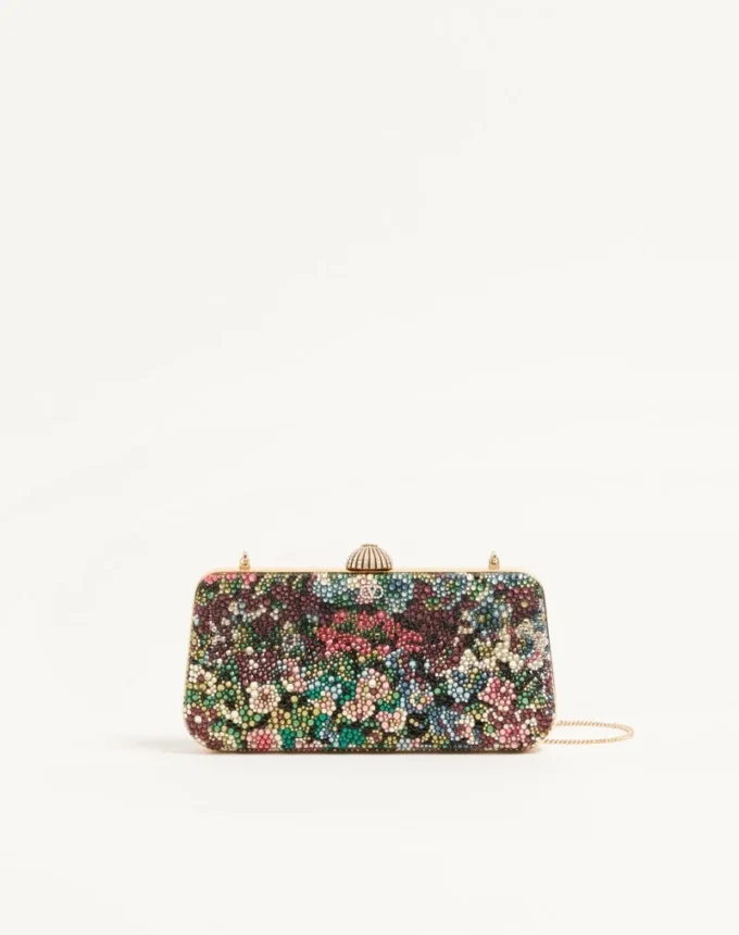 Valentino Garavani Minaudière Carry Secrets avec motif strass Apres L’Hiver Valentino Garavani Minaudière Carry Secrets avec motif strass Apres L’Hiver