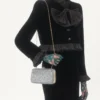Valentino Garavani Minaudière Carry Secrets avec strass