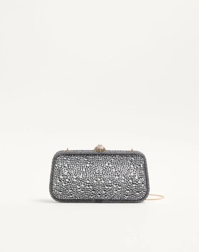Valentino Garavani Minaudière Carry Secrets avec strass