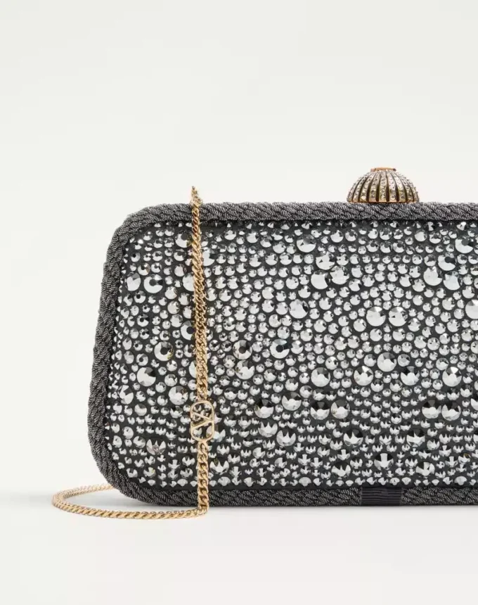 Valentino Garavani Minaudière Carry Secrets avec strass