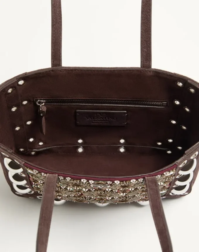 Valentino Garavani Nellcôte Mini sac shopping brodé Valentino Garavani Nellcôte Mini sac shopping brodé