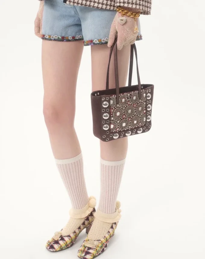 Valentino Garavani Nellcôte Mini sac shopping brodé Valentino Garavani Nellcôte Mini sac shopping brodé
