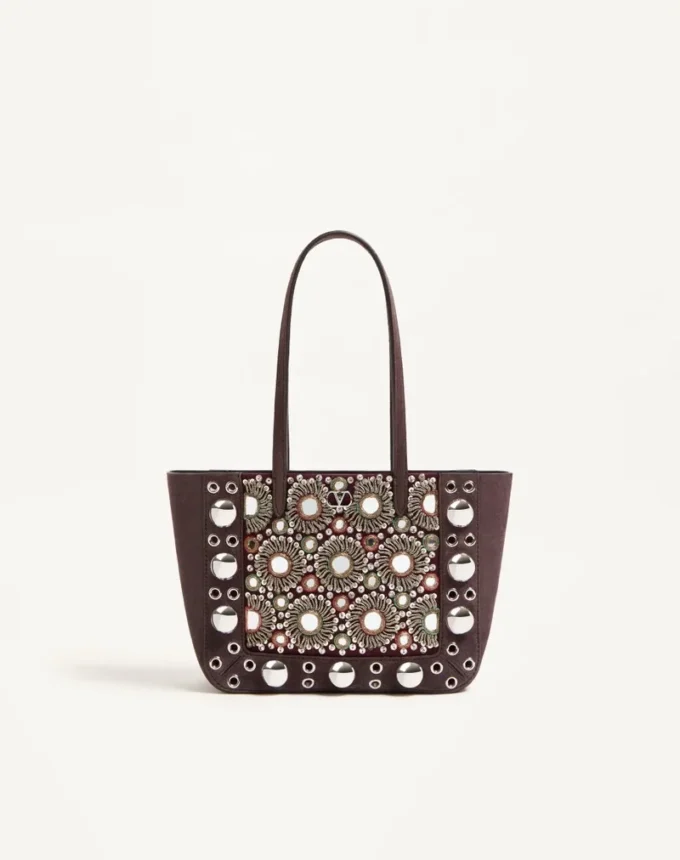 Valentino Garavani Nellcôte Mini sac shopping brodé Valentino Garavani Nellcôte Mini sac shopping brodé