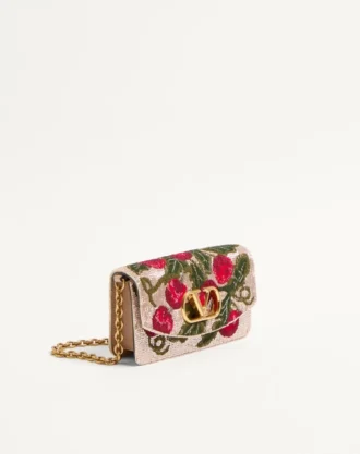 Valentino Garavani Vain Pochette brodée avec motif Cherryfic Valentino Garavani Vain Pochette brodée avec motif Cherryfic