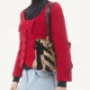 Veste courte en tweed de laine uni Veste courte en tweed de laine uni