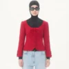 Veste courte en tweed de laine uni Veste courte en tweed de laine uni