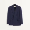 Veste croisée en gabardine de laine Veste croisée en gabardine de laine