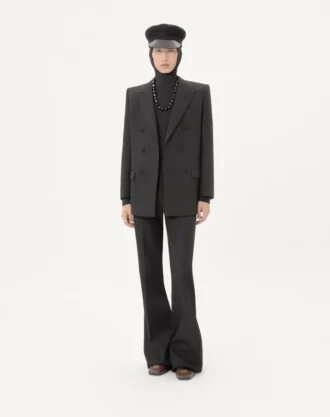 Veste croisée en gabardine de laine Valentino