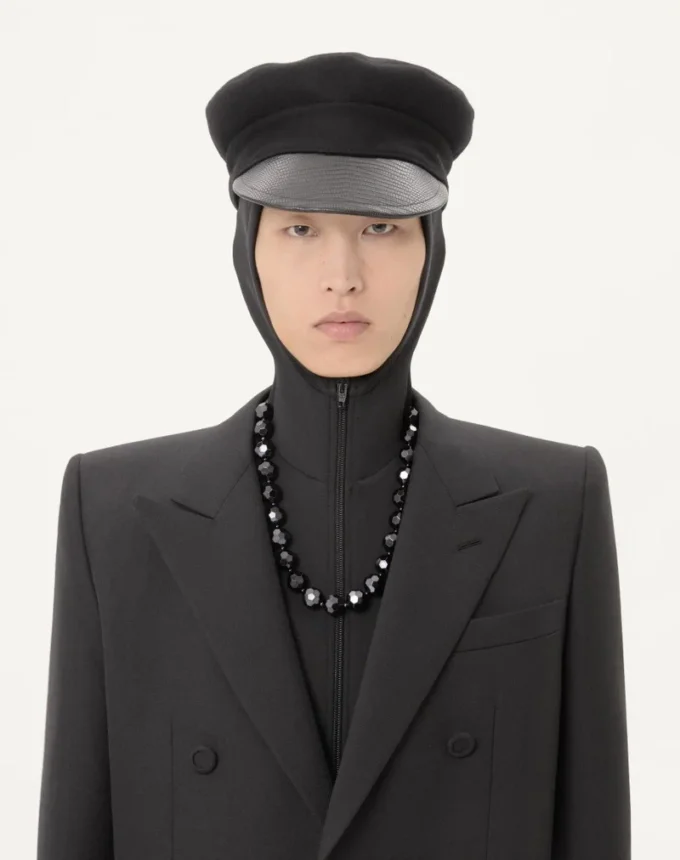 Veste croisée en gabardine de laine Valentino Veste croisée en gabardine de laine Valentino