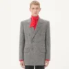 Veste croisée Valentino en laine natté boutonnée Veste croisée Valentino en laine natté boutonnée