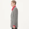 Veste croisée Valentino en laine natté boutonnée Veste croisée Valentino en laine natté boutonnée