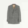 Veste croisée Valentino en laine natté boutonnée Veste croisée Valentino en laine natté boutonnée
